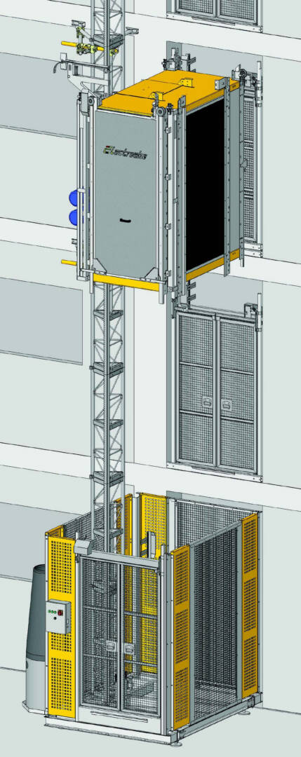 Строителен асансьор 1 тон.