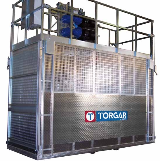 Строителен подемник / асансьор Torgar T1 - от 300кг. до 2500кг.